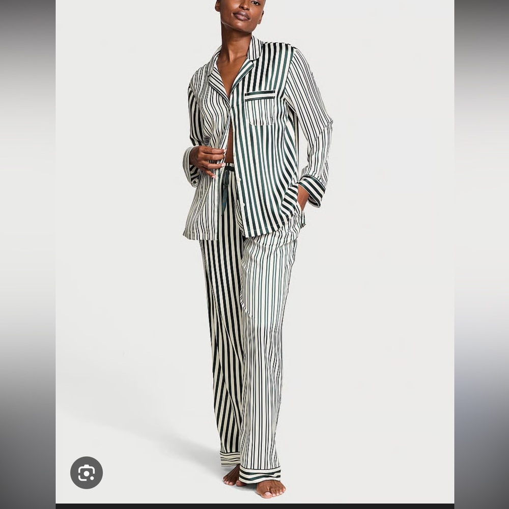 Victoria’s Secret Satin Long Pajama Set XL short